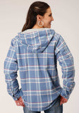 Roper Womens Long Sleeve Snap Thermal Lined Flannel Shirt Jacket - Roper - Flyclothing LLC