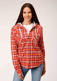 Roper Womens Long Sleeve Snap Thermal Lined Flannel Shirt Jacket - Roper - Flyclothing LLC