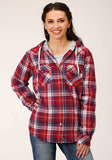 Roper Womens Long Sleeve Snap Thermal Lined Flannel Shirt Jacket - Roper - Flyclothing LLC