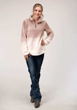 Roper Womens Polar Fleece Dip Dye Pullover - Roper - Flyclothing LLC