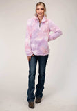 Roper Womens Polar Fleece Tie Dye Pullover - Roper - Flyclothing LLC