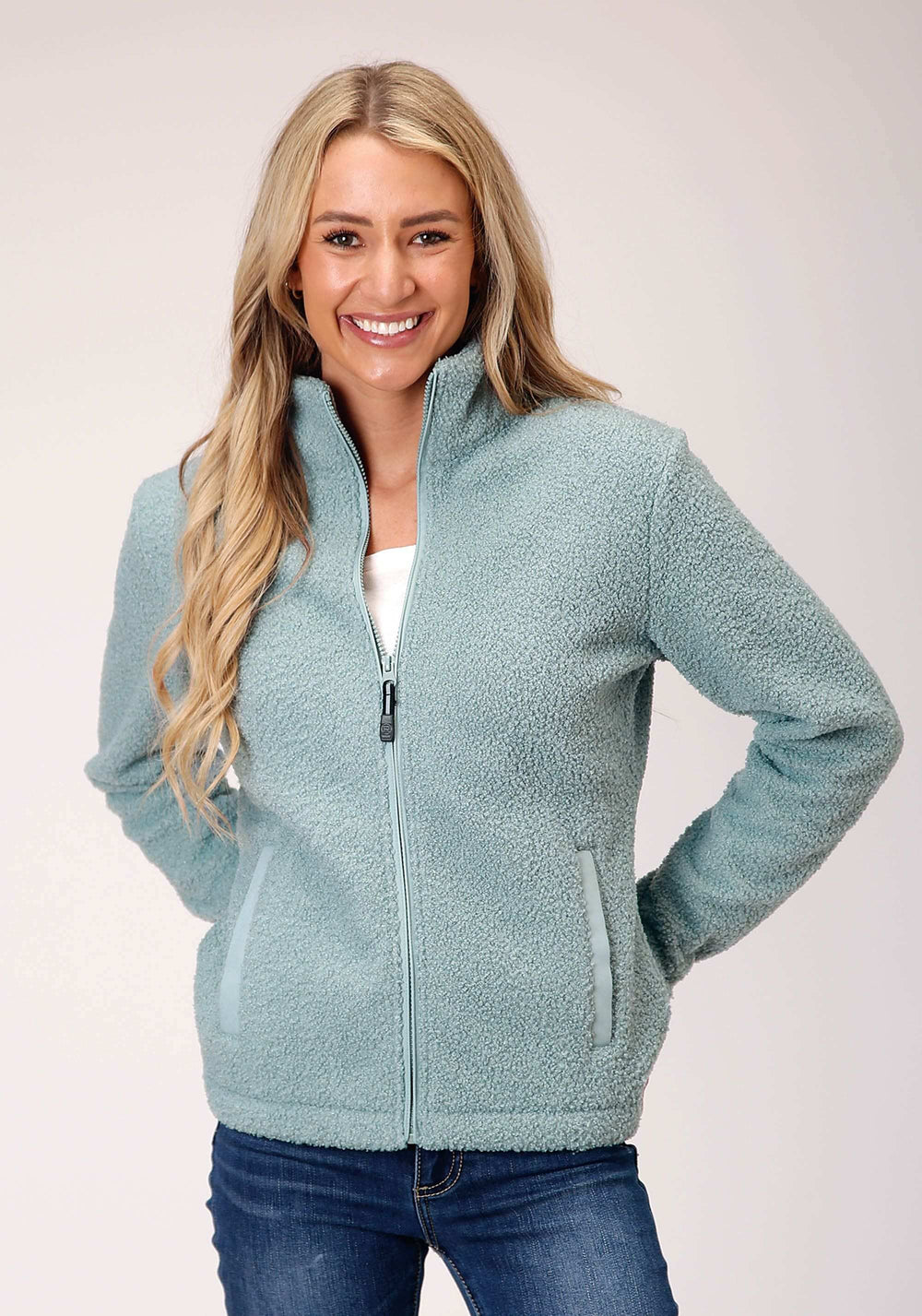 Roper Womens Bonded Faux Lamb Fur Fleece Jckt Pullover - Roper - Flyclothing LLC
