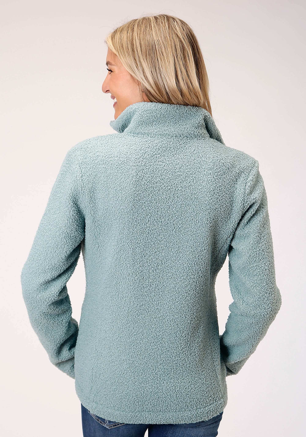 Roper Womens Bonded Faux Lamb Fur Fleece Jckt Pullover - Roper - Flyclothing LLC
