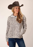 Roper Womens Snow Leopard Print Fleece Pullover - Roper - Flyclothing LLC