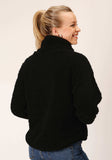 Roper WOMENS BLACK POLAR FLEECE PULLOVER - Roper - Flyclothing LLC