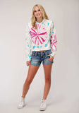 Roper Womens Knit Tie Dye French Terry Sweatshirt Sweatshirt - Roper - Flyclothing LLC