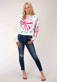 Roper Womens Knit Tie Dye French Terry Sweatshirt Sweatshirt - Roper - Flyclothing LLC