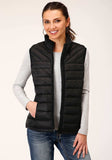 Roper Womens Down Cushable Down Filled Vest Black - Roper - Flyclothing LLC