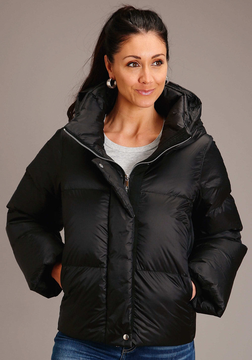 Roper Womens Women's Hooded Down Puffer Jacket - Roper - Flyclothing LLC