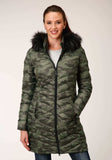 Roper Womens Parachute Camo Long Down Jacket - Roper - Flyclothing LLC