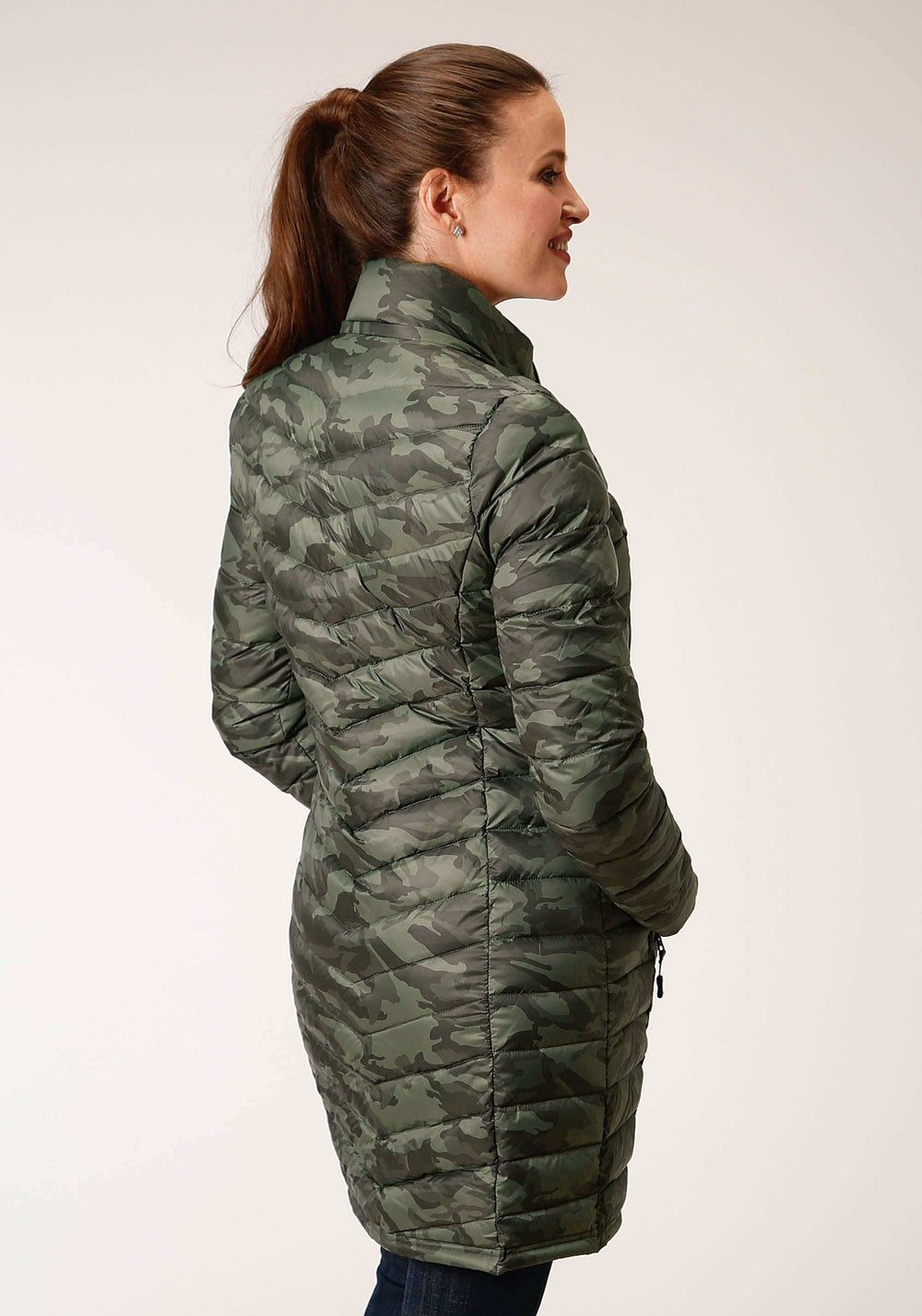 Roper Womens Parachute Camo Long Down Jacket - Roper - Flyclothing LLC