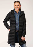 Roper Womens Parachute Black Long Down Jacket - Roper - Flyclothing LLC
