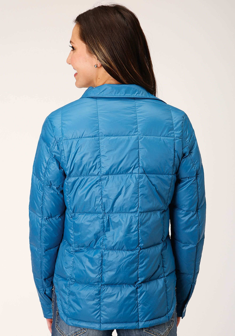 Roper Womens Parachite Jacket With Downfill Teal - Roper - Flyclothing LLC