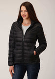 Roper Womens Black Nylon Down Proof Jacket - Roper - Flyclothing LLC