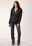 Roper Womens Black Nylon Down Proof Jacket - Roper - Flyclothing LLC