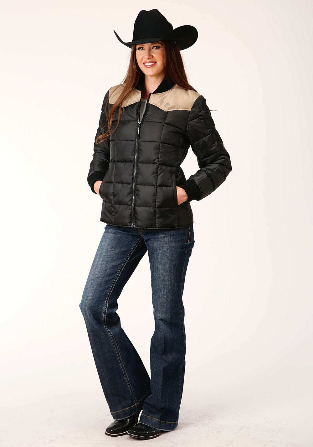 Roper Womens Poly Filled Western Quilted Polyfilled Jacket - Roper - Flyclothing LLC