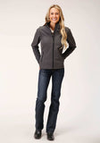 Roper Womens Heather Grey Softshell Tech Jacket - Roper - Flyclothing LLC