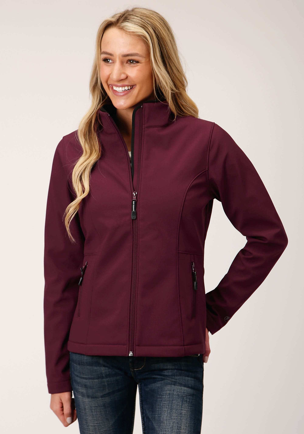 Roper Womens Wine Softshell Tech Jacket - Roper - Flyclothing LLC