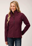 Roper Womens Wine Softshell Tech Jacket - Roper - Flyclothing LLC