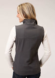Roper Womens Tech Heather Grey Softshell Vest - Roper - Flyclothing LLC