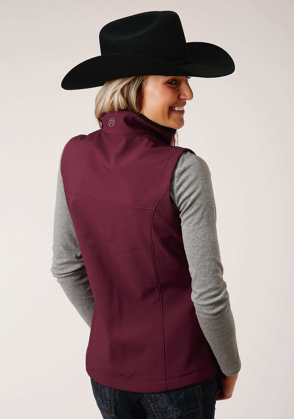 Roper Womens Tech Wine Softshell Vest - Roper - Flyclothing LLC