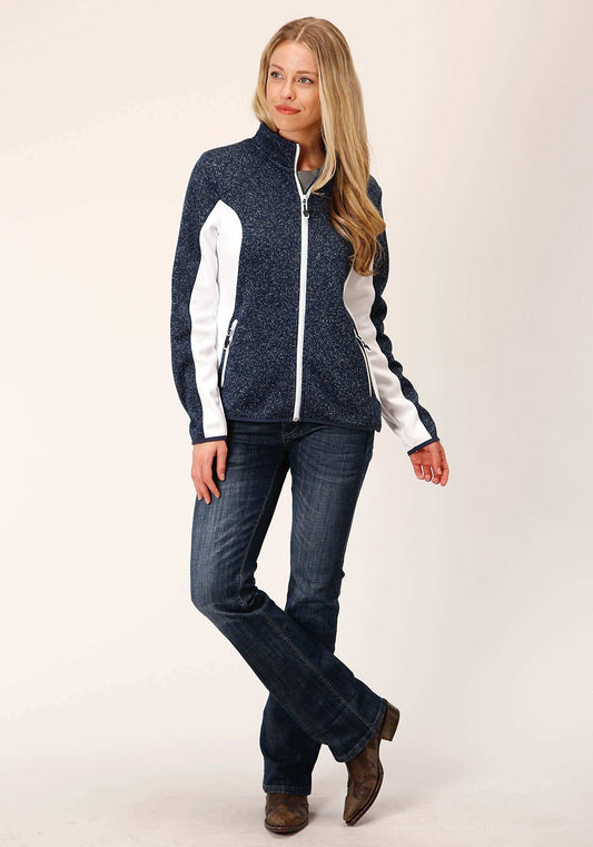 Roper Womens Sweater Bonded Fleece Jacket Tech Jacket - Roper - Flyclothing LLC