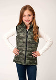 Roper Girls Parachute Camo Down Vest - Roper - Flyclothing LLC