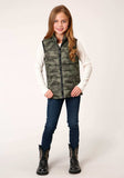 Roper Girls Parachute Camo Down Vest - Roper - Flyclothing LLC