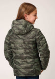 Roper Girls Parachute Camo Hooded Down Jacket - Roper - Flyclothing LLC