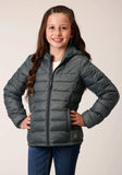Roper Girls Silver Sage Nylon Parachute Down Jacket - Roper - Flyclothing LLC