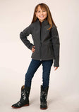 Roper Girls Heather Grey Soft Shell Tech Jacket - Roper - Flyclothing LLC
