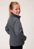 Roper Girls Heathered Grey Softshell Tech Jacket - Roper - Flyclothing LLC
