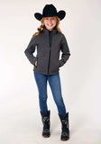 Roper Girls Heather Grey Softshell Tech Jacket - Roper - Flyclothing LLC