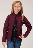 Roper Girls Wine Softshell Tech Jacket - Roper - Flyclothing LLC