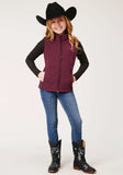 Roper Girls Wine Softshell Tech Vest - Roper - Flyclothing LLC