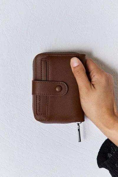 David Jones PU Leather Mini Wallet - Trendsi - Flyclothing LLC