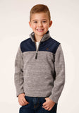Roper Boys Polar Fleece Brown Pullover - Roper - Flyclothing LLC
