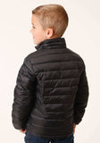 Roper Boys Black Nylon Parachute Down Jacket - Roper - Flyclothing LLC