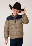 Roper Boys Quilted Poly With Poly Fill Jacket Poly Filled Western Jacket - Roper - Flyclothing LLC