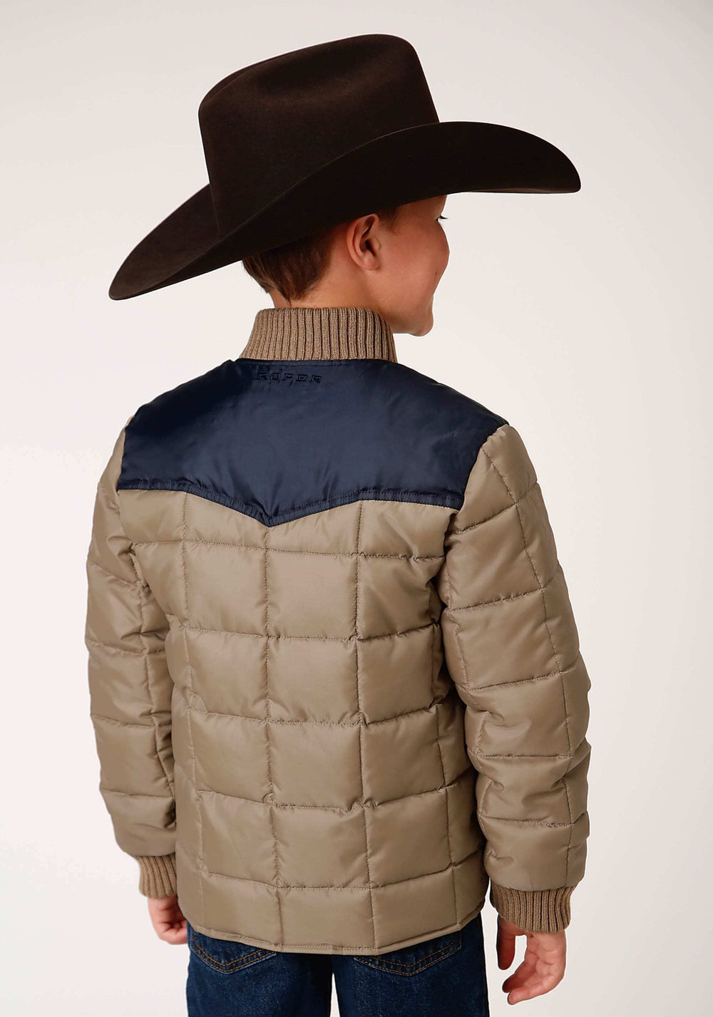 Roper Boys Quilted Poly With Poly Fill Jacket Poly Filled Western Jacket - Roper - Flyclothing LLC