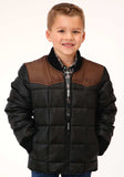 Roper Boys Quilted Polyfilled Jacket Poly Filled Western Jacket - Roper - Flyclothing LLC