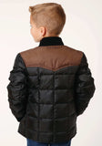 Roper Boys Quilted Polyfilled Jacket Poly Filled Western Jacket - Roper - Flyclothing LLC