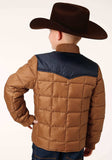 Roper Boys Quilted Polyfilled Jacket Poly Filled Western Jacket - Roper - Flyclothing LLC