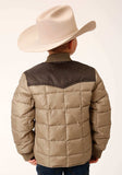 Roper Boys Quilted Polyfilled Jacket Poly Filled Western Jacket - Roper - Flyclothing LLC