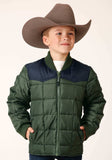 Roper Boys Quilted Polyfilled Jacket Poly Filled Western Jacket - Roper - Flyclothing LLC