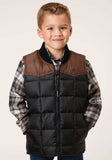Roper Boys Quilted Polyfilled Vest Poly Filled Western Vest - Roper - Flyclothing LLC