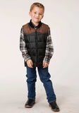 Roper Boys Quilted Polyfilled Vest Poly Filled Western Vest - Roper - Flyclothing LLC