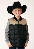 Roper Boys Quilted Polyfilled Vest Poly Filled Western Vest - Roper - Flyclothing LLC