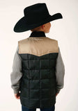 Roper Boys Quilted Polyfilled Vest Poly Filled Western Vest - Roper - Flyclothing LLC