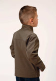 Roper Boys Heather Mocha Soft Shell Tech Jacket - Roper - Flyclothing LLC